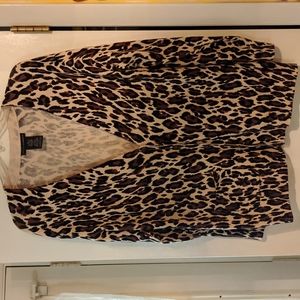 NWOT Leopard Print Cardigan